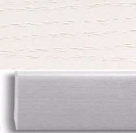 Плинтус шпонированный Pedross Ясень беленый 80х18, 1 м.п.